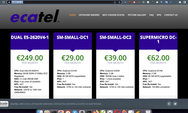 Ecatel Netherlands Servers