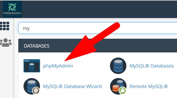 phpMyAdmin: Feature in cPanel