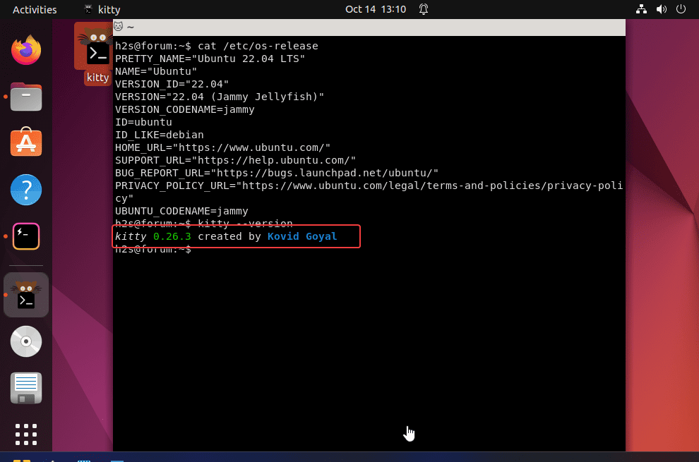 Install Kitty terminal on Ubuntu 22.04 or 20.04 1
