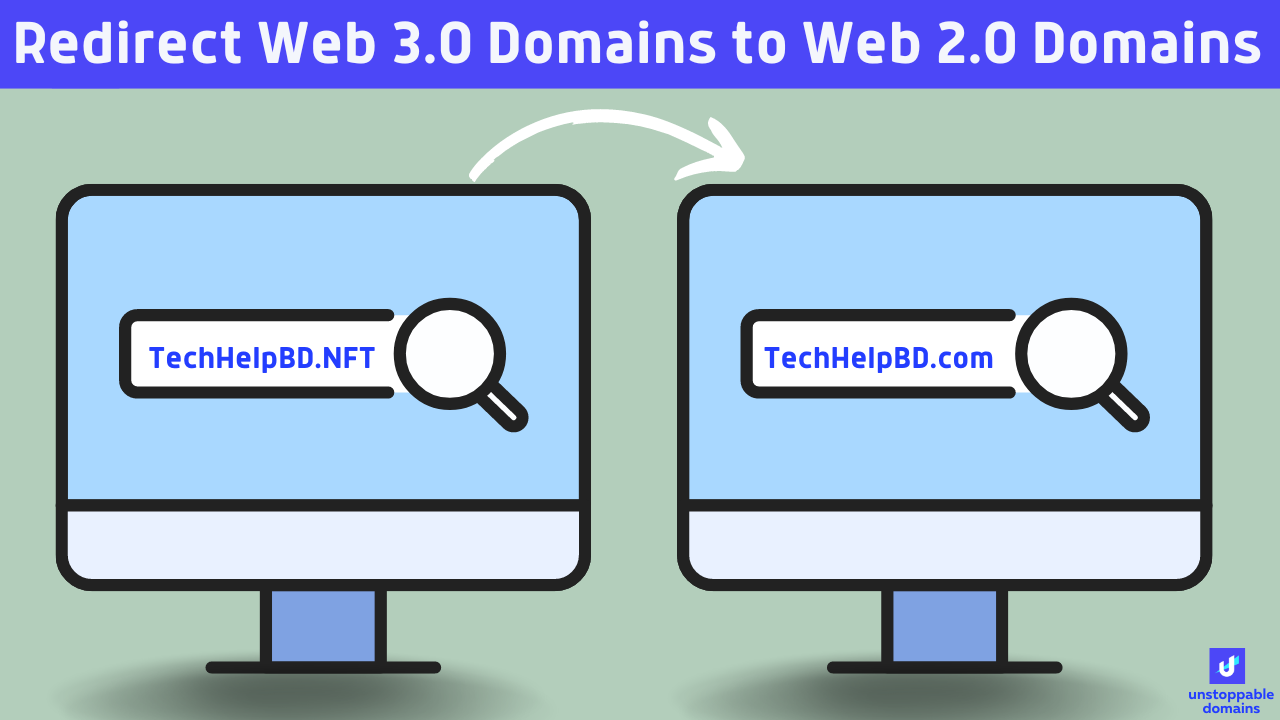 Redirect Web 3.0 Domains to Web 2.0 Domains